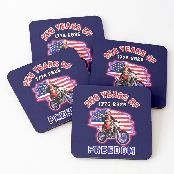 Item preview, George Washington 4th Of July Biker designed and sold by WoodburyLake.