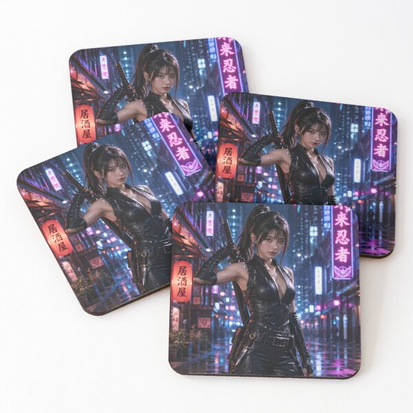 Item preview, Cyber Kunoichi: Sakuya - Sombras de neón | FUJIYAMA-JAPÓN-OBRAS designed and sold by FUJIYAMA-JAPAN-WORKS.