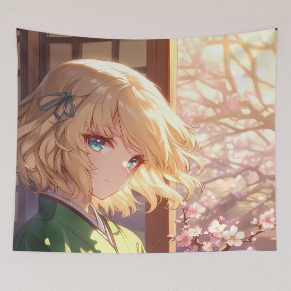 Item preview, Katyusha Girls und Panzer Kimono Sakura Bonsai Calm designed and sold by earlobejerk.