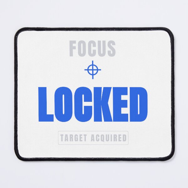 Item preview, Focus Locked | Premium Focus & Productivity Typography Design designed and sold by HeartAndArtShop.