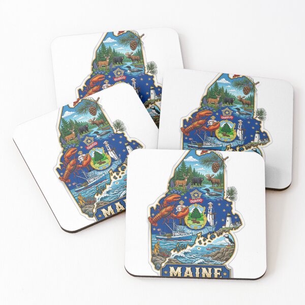 Item preview, Maine designed and sold by FunFitsFactory.