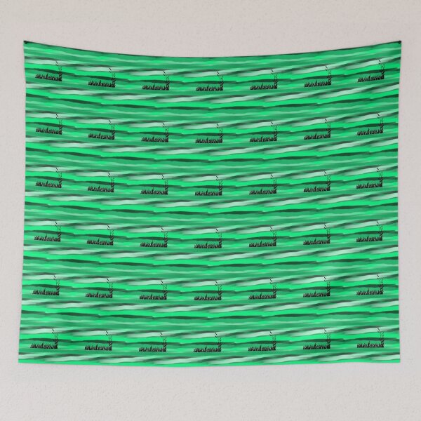 Item preview, Pattern - Green Streaks with Field designed and sold by ZepoPublishing.
