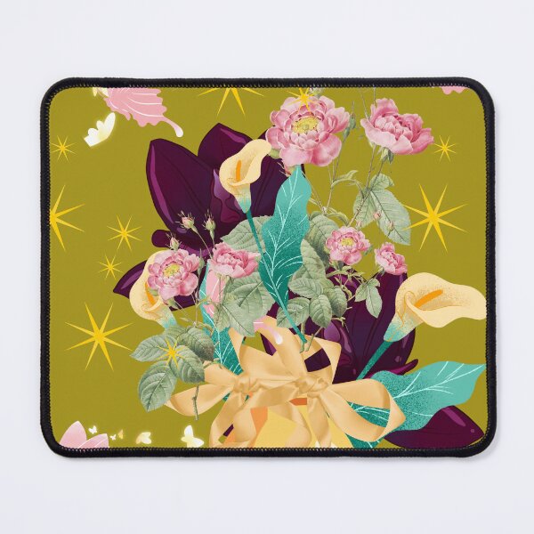 Item preview, Vintage Butterfly Bouquet with Golden Stars designed and sold by Extremeallie.