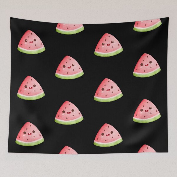 Item preview, Cute Kawaii Watermelon Slice Chibi Fruit Sticker | Adorable Summer Cartoon designed and sold by FestivityFinds.
