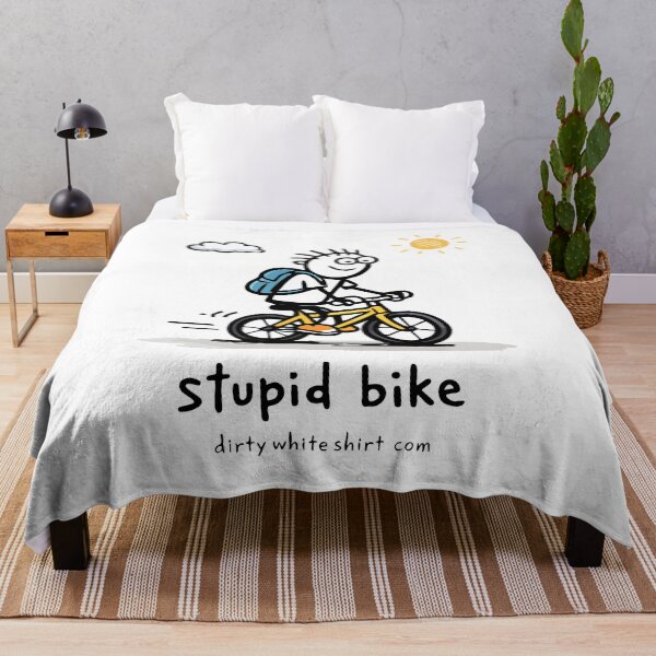Item preview, Stupid Bike Funny Stick Figure Cycling designed and sold by Arezaali.