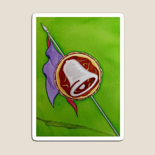 Item preview, Mexican pizza shield and spear designed and sold by ImitationArt.