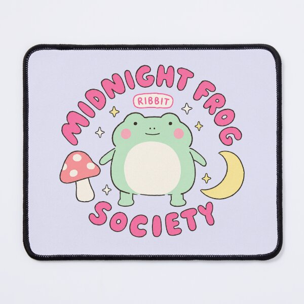 Item preview, Cute Midnight Frog Society Kawaii Pastel Mushroom designed and sold by bosamji.