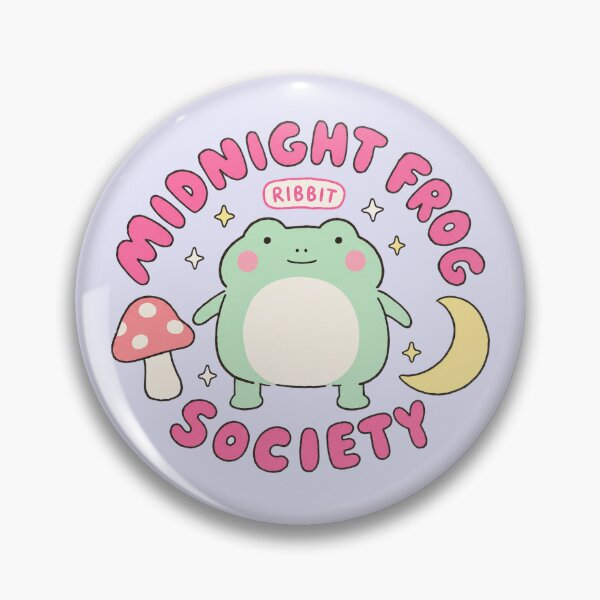 Item preview, Cute Midnight Frog Society Kawaii Pastel Mushroom designed and sold by bosamji.