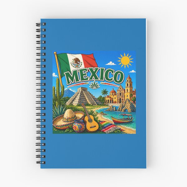 Item preview, Mexico with Flag designed and sold by Myra365Art.