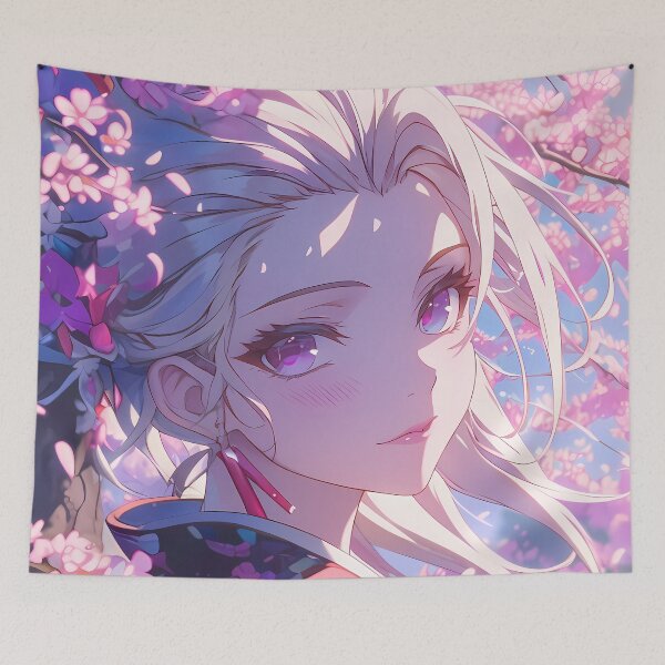 Item preview, Daki Demon Slayer Cherry Blossom Waifu Elegant Spring designed and sold by earlobejerk.