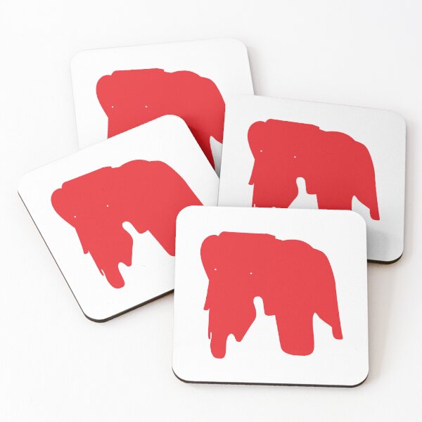 Item preview, Retro Red Charles and Ray Eames Elephant Silhouette - Architecture designed and sold by SLGA-Designs.