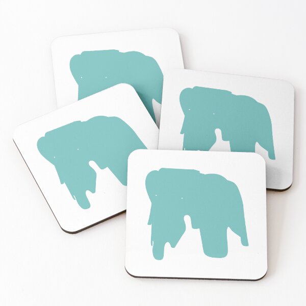 Item preview, Retro Turquoise Charles and Ray Eames Elephant Silhouette - Architecture designed and sold by SLGA-Designs.