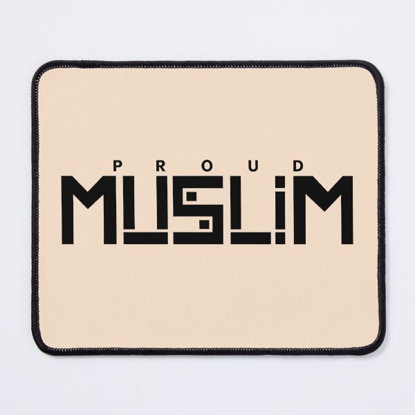 Item preview, Proud Muslim – Islamic Identity Typography Design designed and sold by HamdPrint ⭐⭐⭐⭐⭐.
