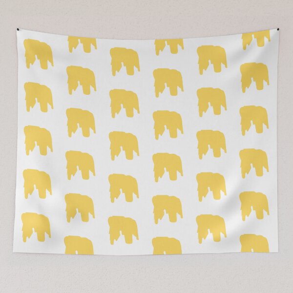Item preview, Retro Yellow Charles and Ray Eames Elephant Silhouette - Architecture designed and sold by SLGA-Designs.