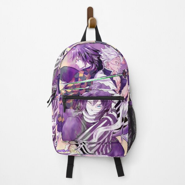 Item preview, Obanai Iguro Demon Slayer Purple Chibi Charm designed and sold by justnickthings.