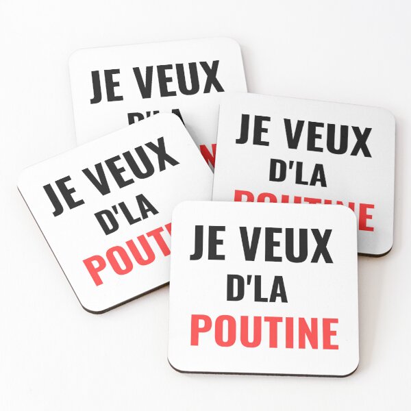 Item preview, Je Veux D'La Poutine Qubec Poutine designed and sold by zonmenealf.