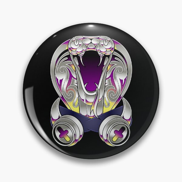 Item preview, Metallic Gradient Cobra Snake Vector Illustration designed and sold by Lexkon Liu's art.