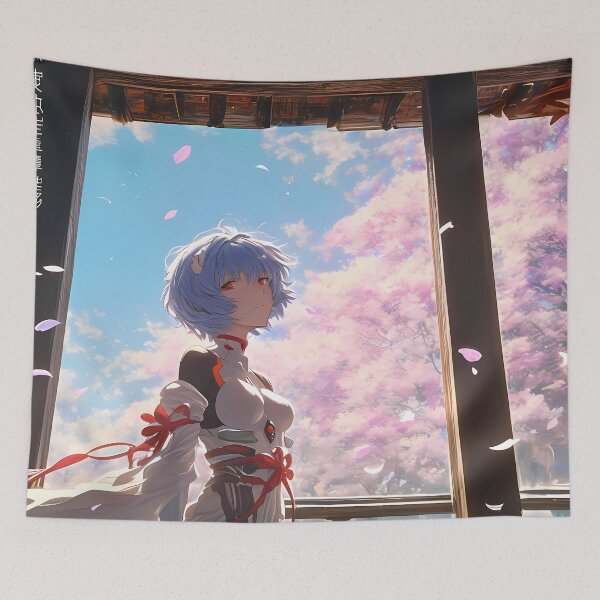 Item preview, Rei Ayanami Neon Genesis Evangelion Shrine Blossom Silence designed and sold by earlobejerk.