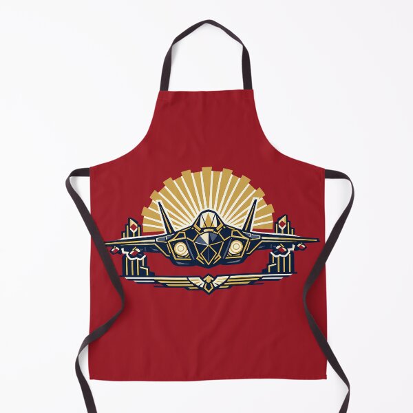 Item preview, Art Deco Stealth Fighter designed and sold by KungPowUnicorn.