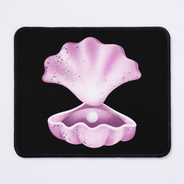 Item preview, Pink Watercolor Open Seashell Coastal Sticker designed and sold by FestivityFinds.