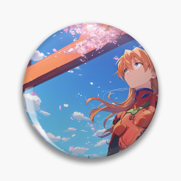 Item preview, Asuka Langley Soryu Neon Genesis Evangelion Sakura Shrine Moment designed and sold by earlobejerk.