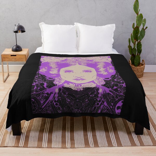Item preview, Regal Lines Portrait Purple Abstract Icon designed and sold by RussGrays.