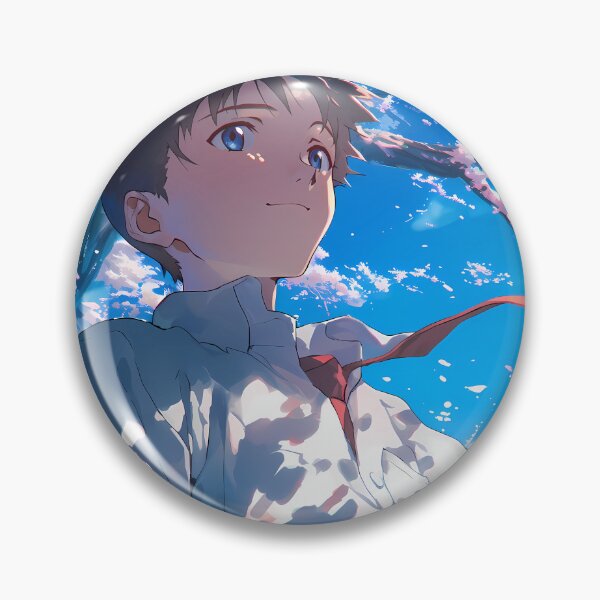 Item preview, Shinji Ikari Neon Genesis Evangelion Sakura Sky Reflection designed and sold by earlobejerk.