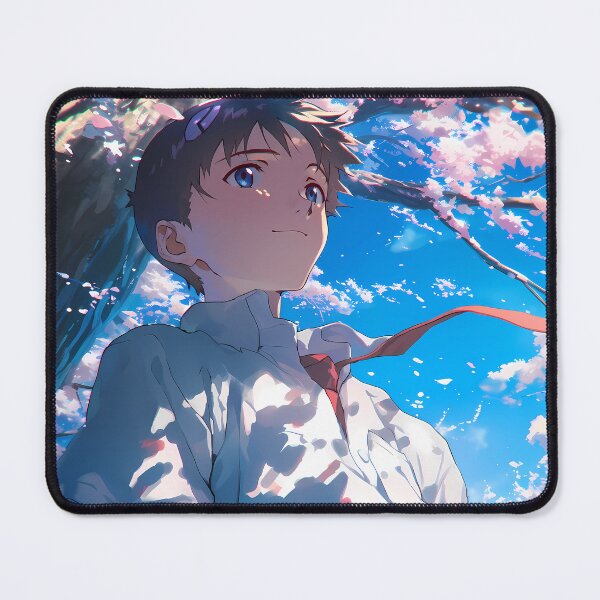 Item preview, Shinji Ikari Neon Genesis Evangelion Sakura Sky Reflection designed and sold by earlobejerk.
