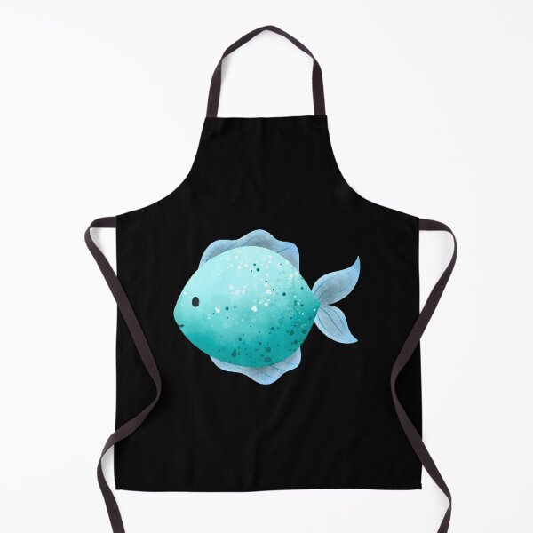 Item preview, Cute Watercolor Blue Fish Ocean Life Sticker designed and sold by FestivityFinds.