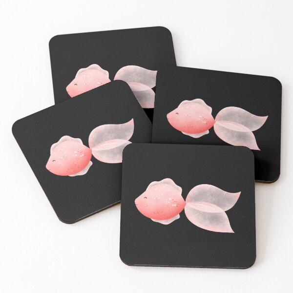 Artikelvorschau, Niedlicher rosa Aquarell-Fisch-Ozean-Aufkleber entworfen und verkauft von FestivityFinds.