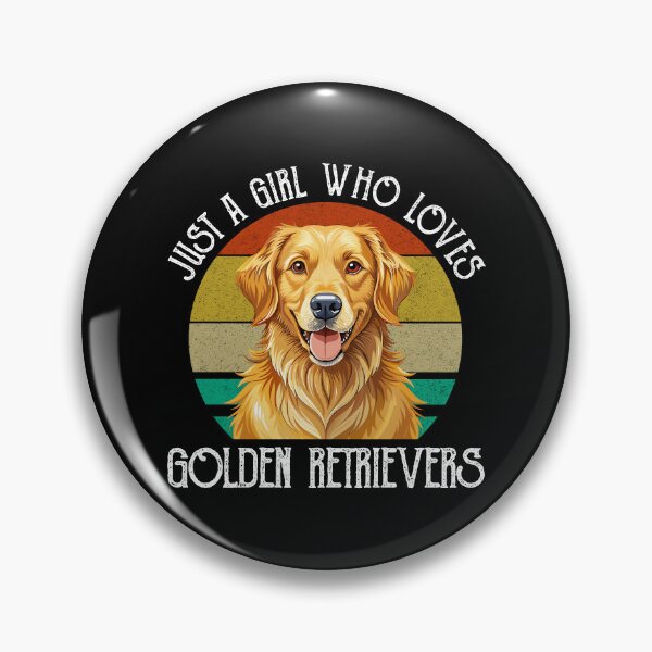 Item preview, Just A Girl Who Loves Golden Retrievers designed and sold by Cat Lady Designs.