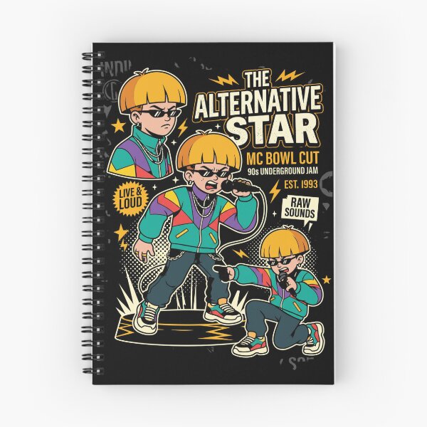 Item preview, Retro 90s Alternative Star Bowl Cut Collage designed and sold by Tel A Pet.