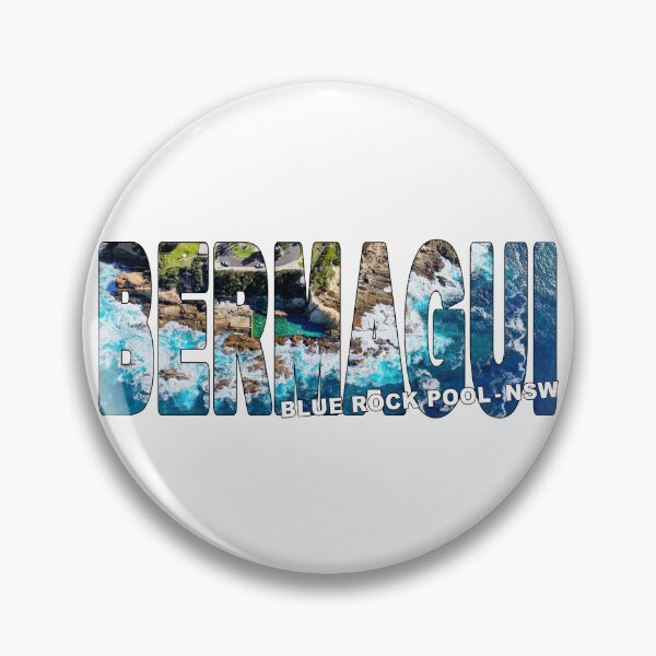 Item preview, BERMAGUI Blue Rock Pool NSW - Sapphire Coast Beautiful Sunny Day designed and sold by Adam Gormley.