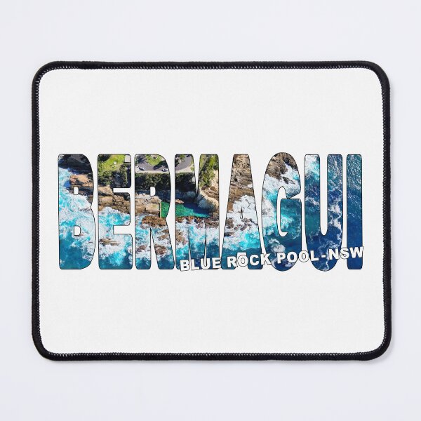 Item preview, BERMAGUI Blue Rock Pool NSW - Sapphire Coast Beautiful Sunny Day designed and sold by Adam Gormley.