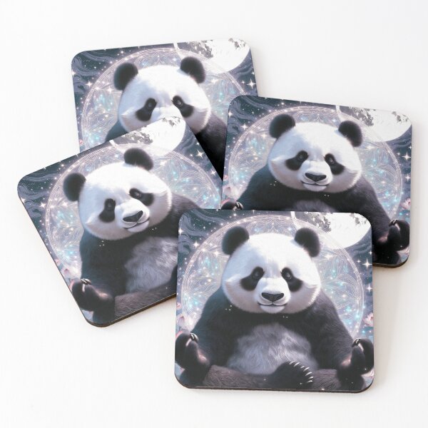 Artikelvorschau, Panda Meditation entworfen und verkauft von Mystic & Celestial Art.