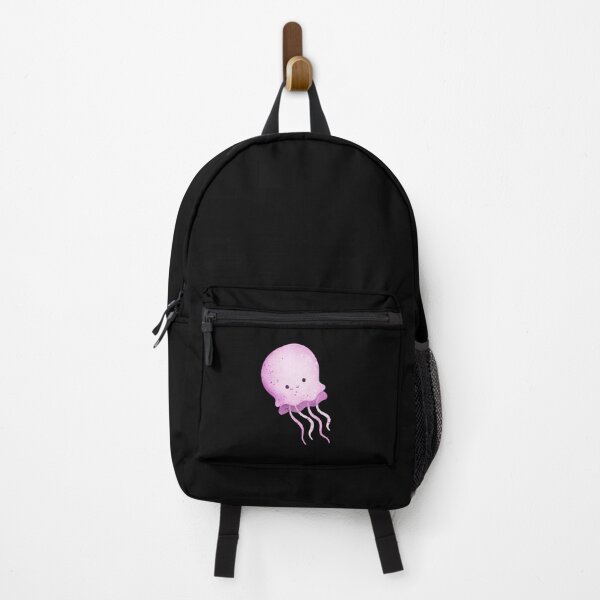 Item preview, Cute Pink Watercolor Jellyfish Kawaii Sticker designed and sold by FestivityFinds.