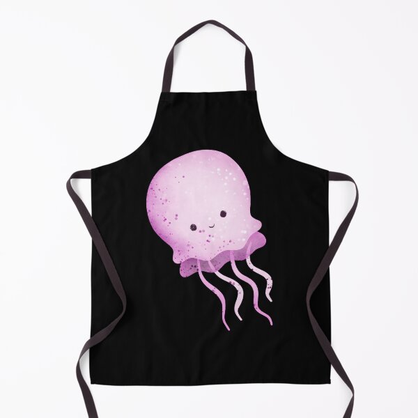 Item preview, Cute Pink Watercolor Jellyfish Kawaii Sticker designed and sold by FestivityFinds.