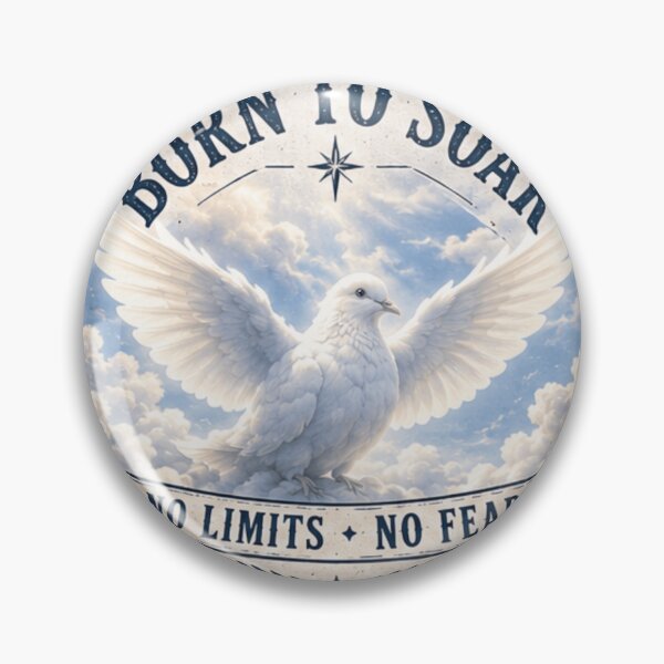 Item preview, Born to Soar – White Dove No Limits No Fear designed and sold by MarZeDesigns .