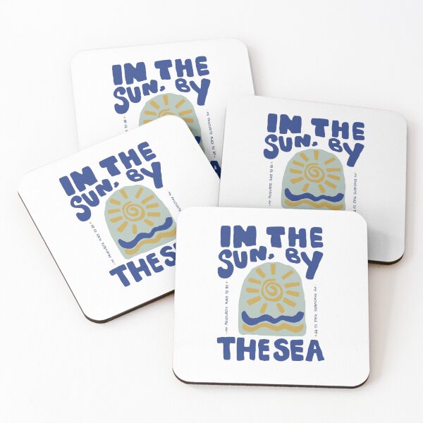 Item preview, In The Sun By The Sea Retro Summer Quote designed and sold by HBDStudio.