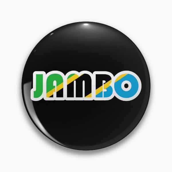 Item preview, Jambo Tanzania White Outline designed and sold by PRINTS ALI.