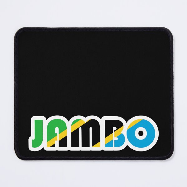 Item preview, Jambo Tanzania White Outline designed and sold by PRINTS ALI.