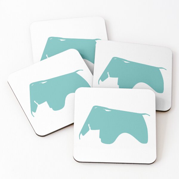 Item preview, Retro Turquoise Charles and Ray Eames Elephant Silhouette - Architecture designed and sold by SLGA-Designs.