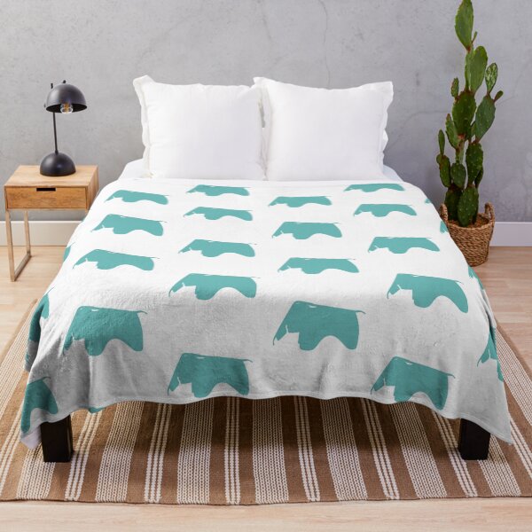 Item preview, Retro Turquoise Charles and Ray Eames Elephant Silhouette - Architecture designed and sold by SLGA-Designs.