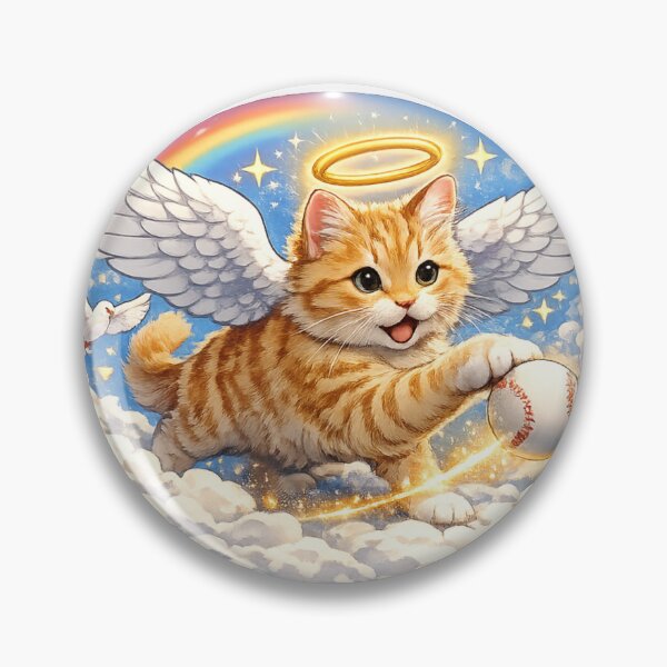 Item preview, Angel Cat Playing designed and sold by MR4me.