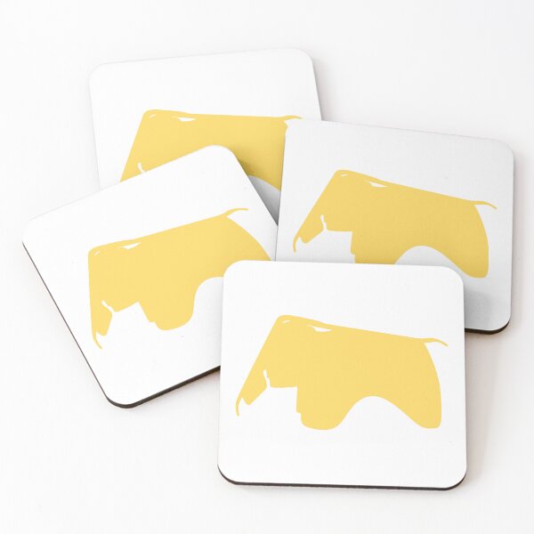 Item preview, Retro Yellow Charles and Ray Eames Elephant Silhouette - Architecture designed and sold by SLGA-Designs.