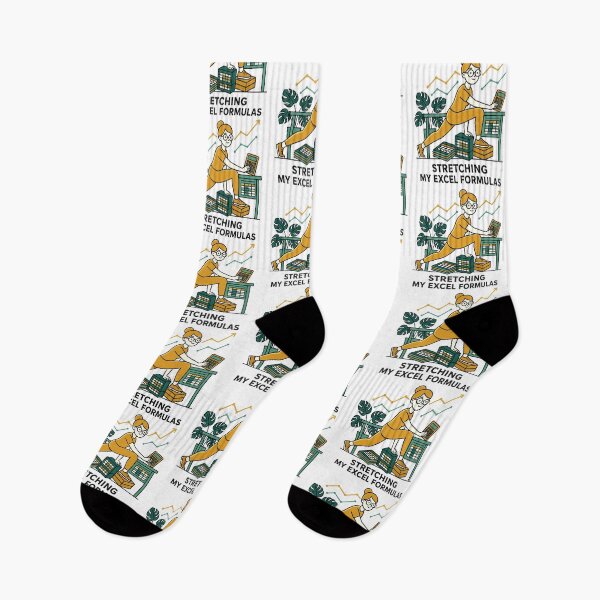 Item preview, Stretching My Excel Formulas | Funny Data Analyst & Accountant Gym. designed and sold by spreadsheetcafe.