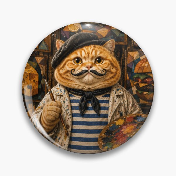 Item preview, Picatso Every Cat Is An Artist Gingerboi Daydreamscape Art designed and sold by Mindworx21.