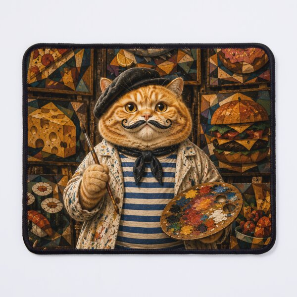 Item preview, Picatso Every Cat Is An Artist Gingerboi Daydreamscape Art designed and sold by Mindworx21.