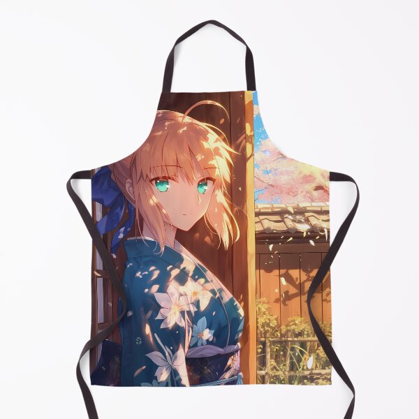 Item preview, Saber Fate Stay Night Cherry Blossom Kimono Evening Glow designed and sold by earlobejerk.