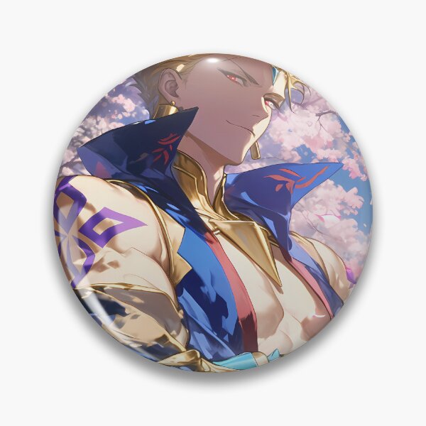 Item preview, Gilgamesh Fate Stay Night Golden Armor Blossom Pride designed and sold by earlobejerk.